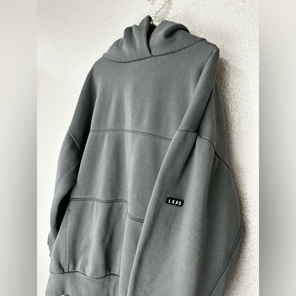 LKSD Hoddie Oversized Women’s Size Medium Gray - Picture 3 of 12